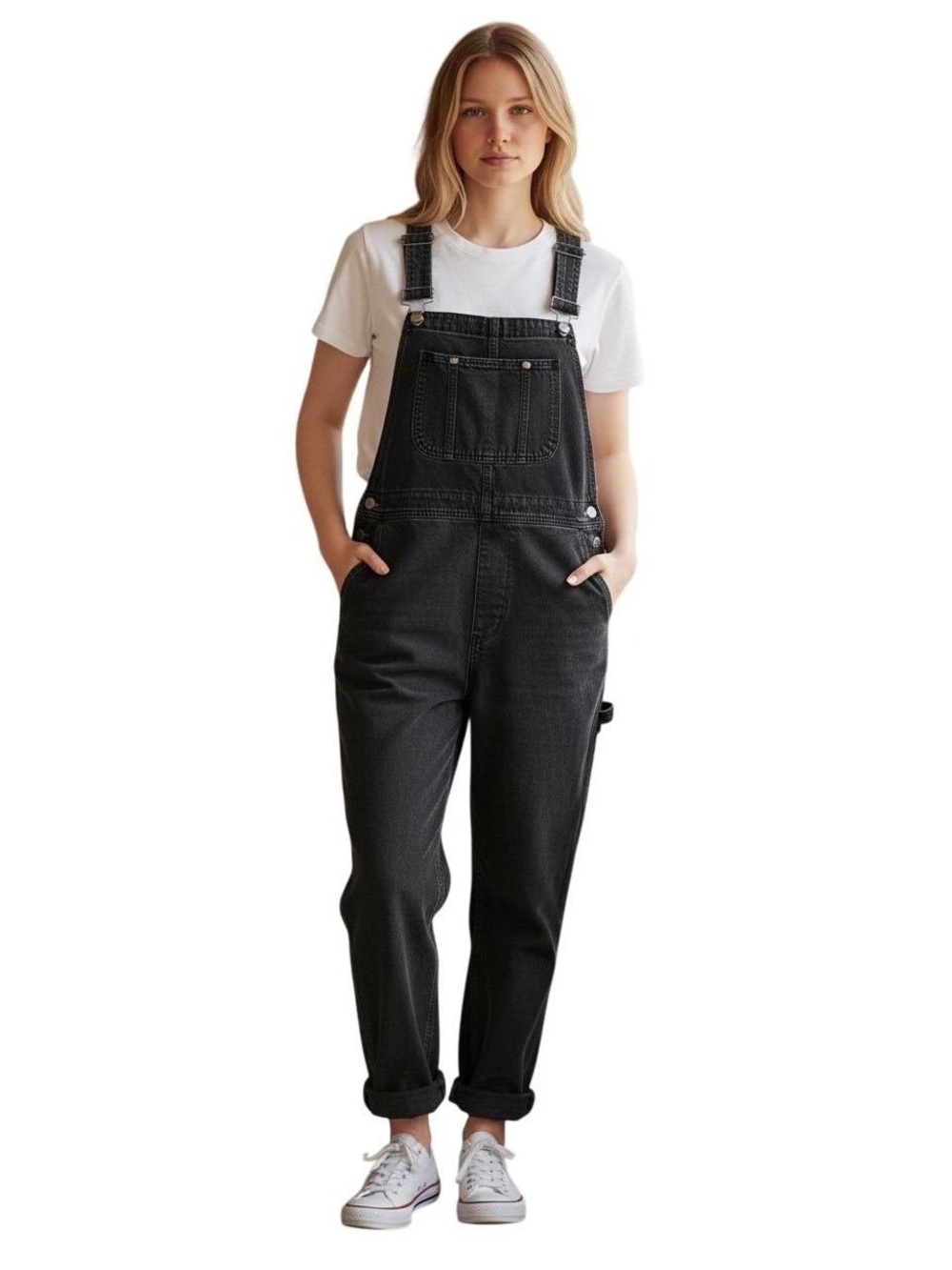 GAP Black Women's Denim Overalls